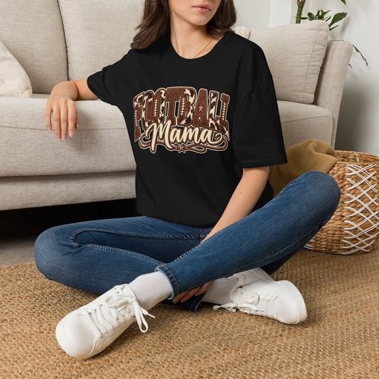 Football Retro Western Mama T-Shirt