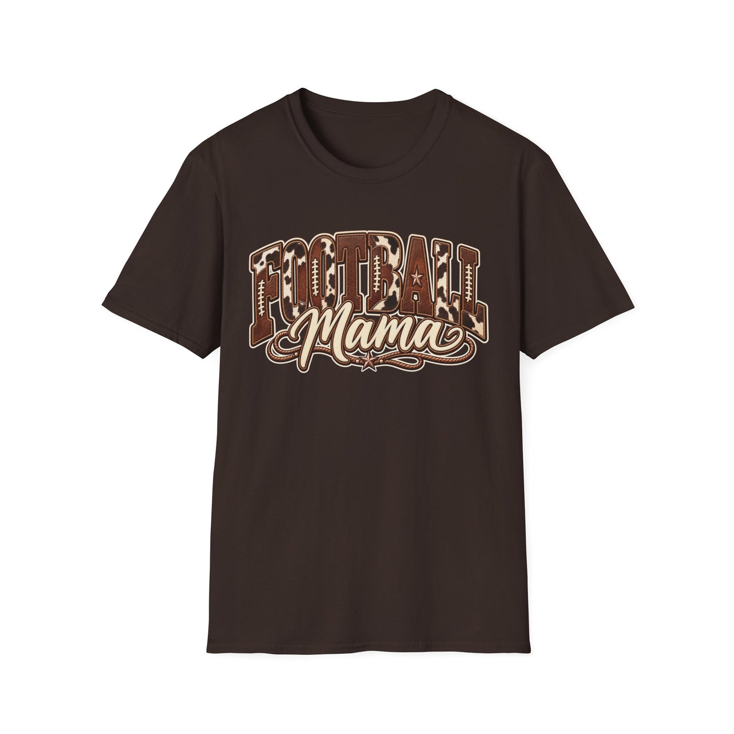 Football Retro Western  Mama T-Shirt