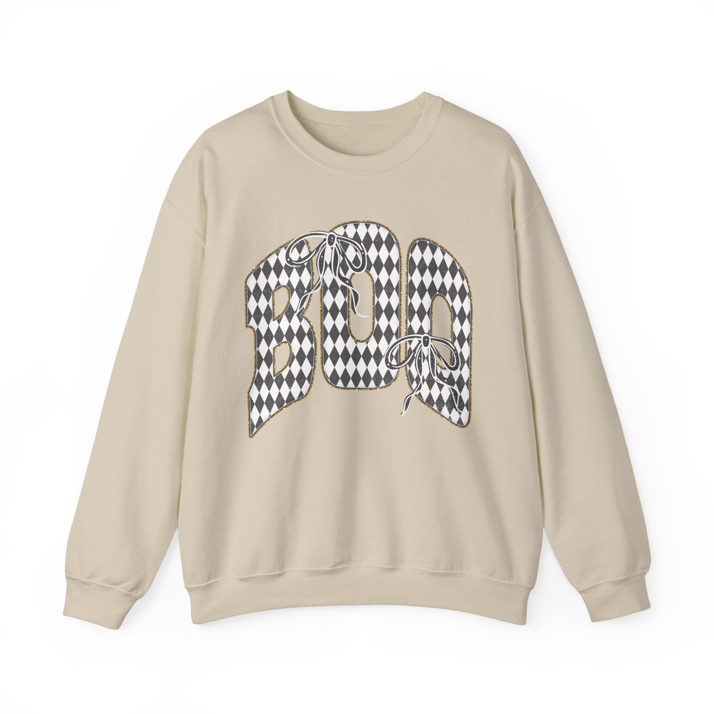 Checkerboard Boo Sweatshirt