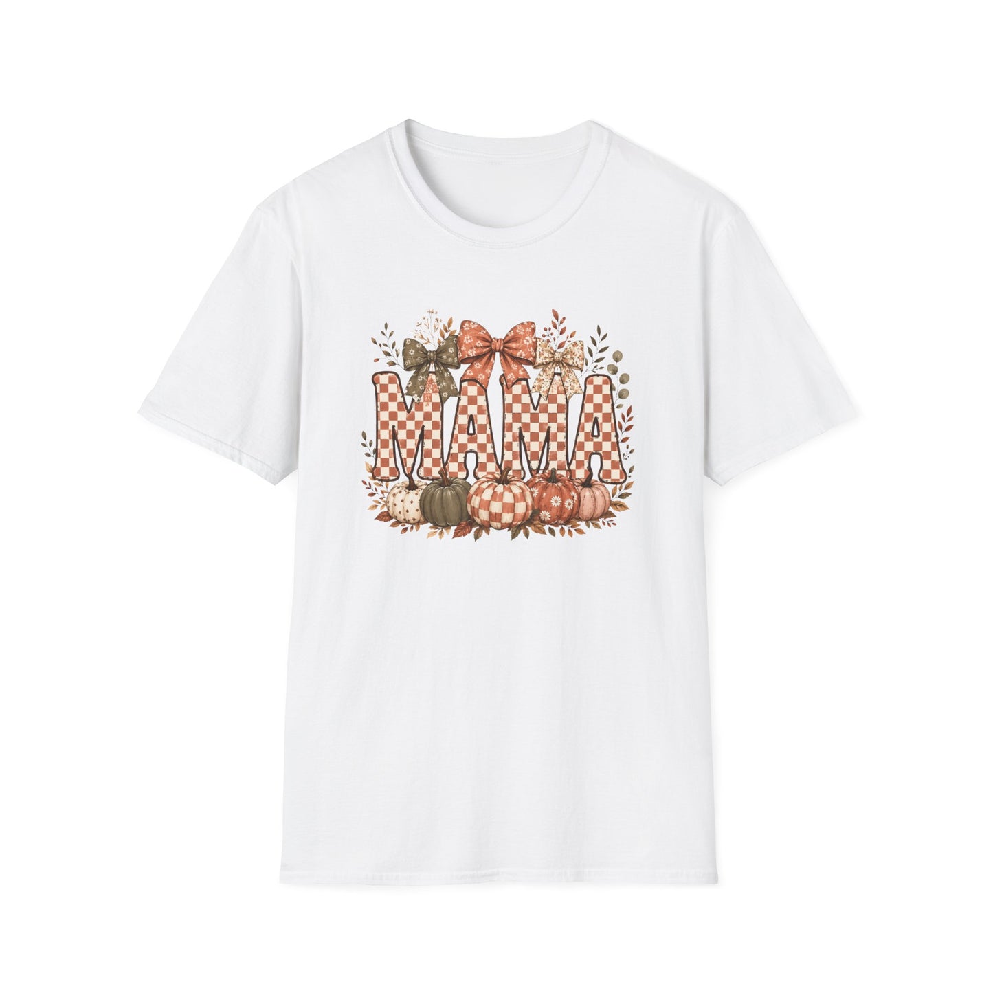 Mama Fall Plaid T-Shirt