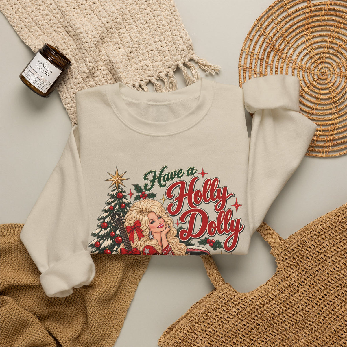 Have a Holly Dolly Christmas Sweatshirt