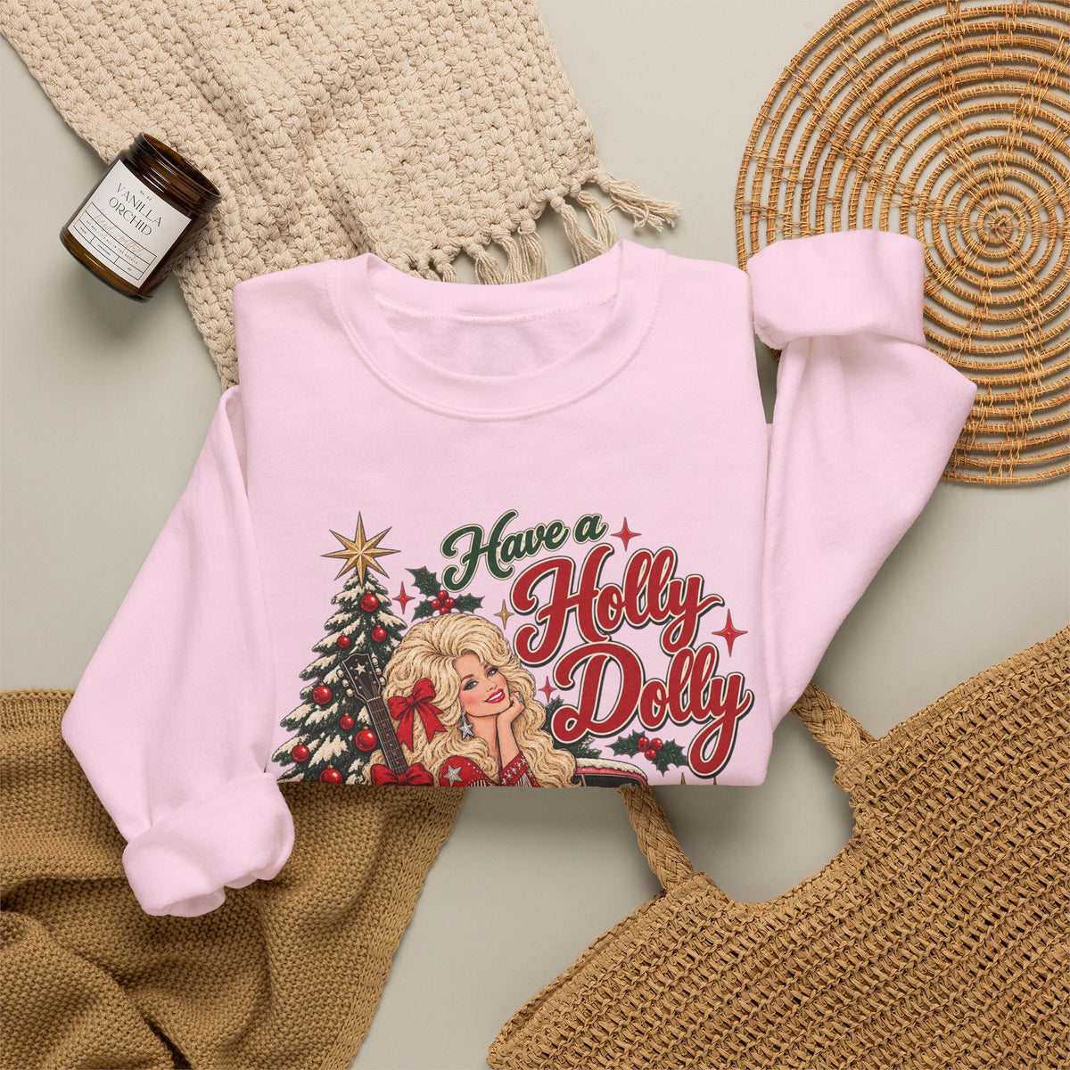 Have a Holly Dolly Christmas Sweatshirt
