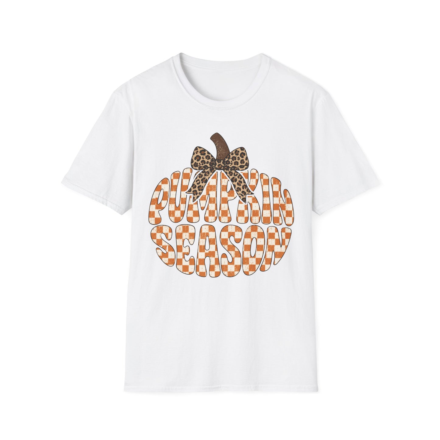 Buffalo Check Pumpkin Season T‑Shirt