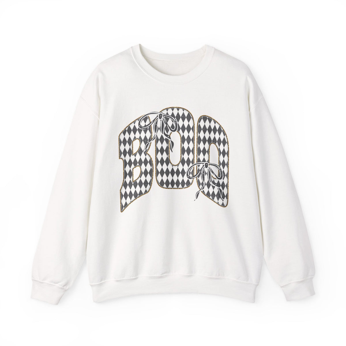 Checkerboard Boo Sweatshirt