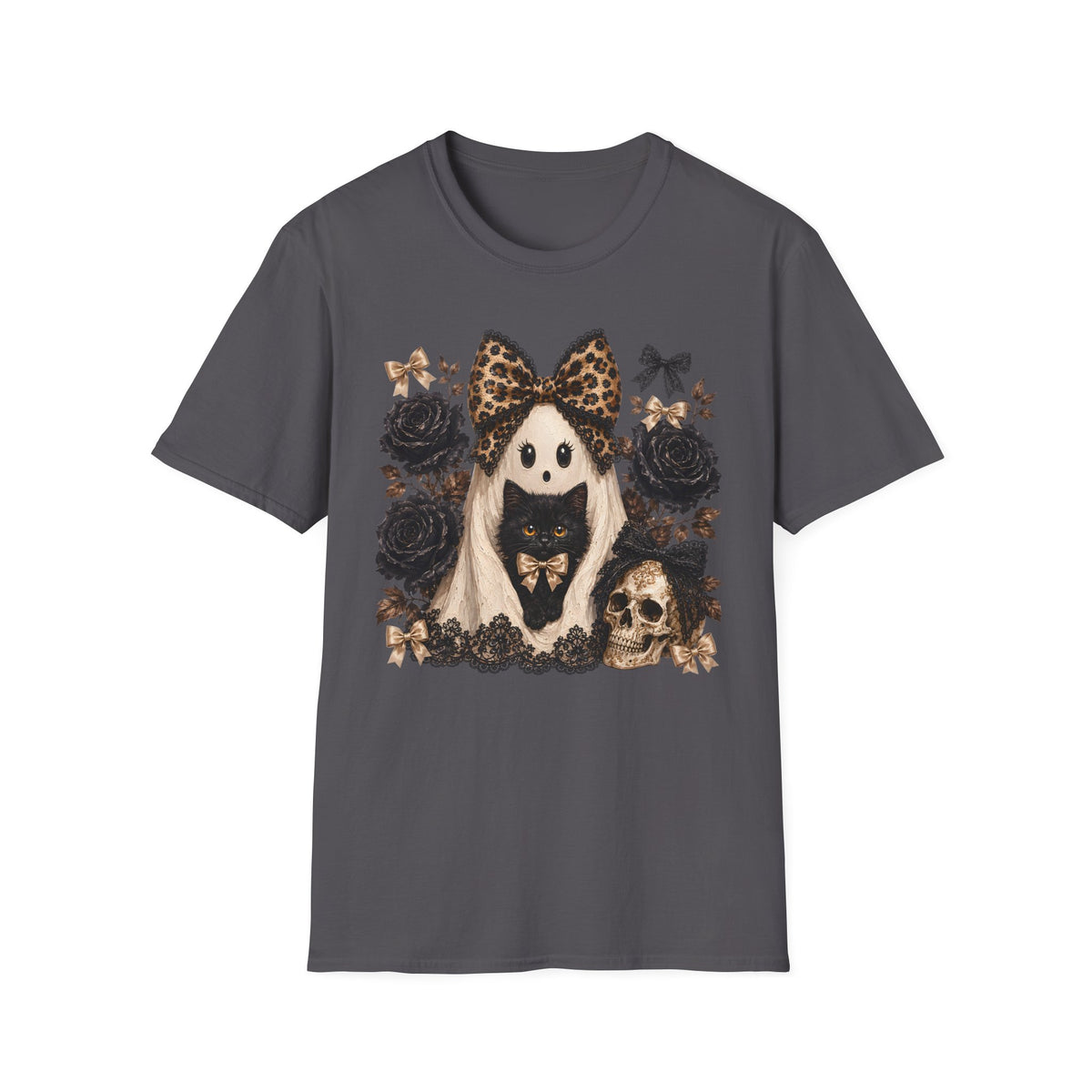 Leopard Bow Ghost Tee