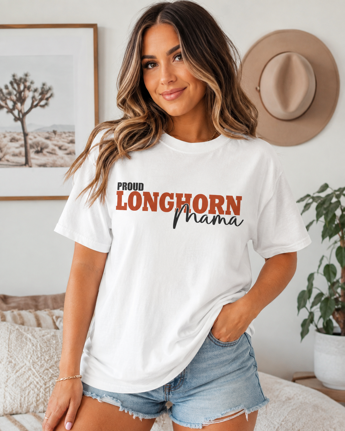 Proud Longhorn Mama T-Shirt