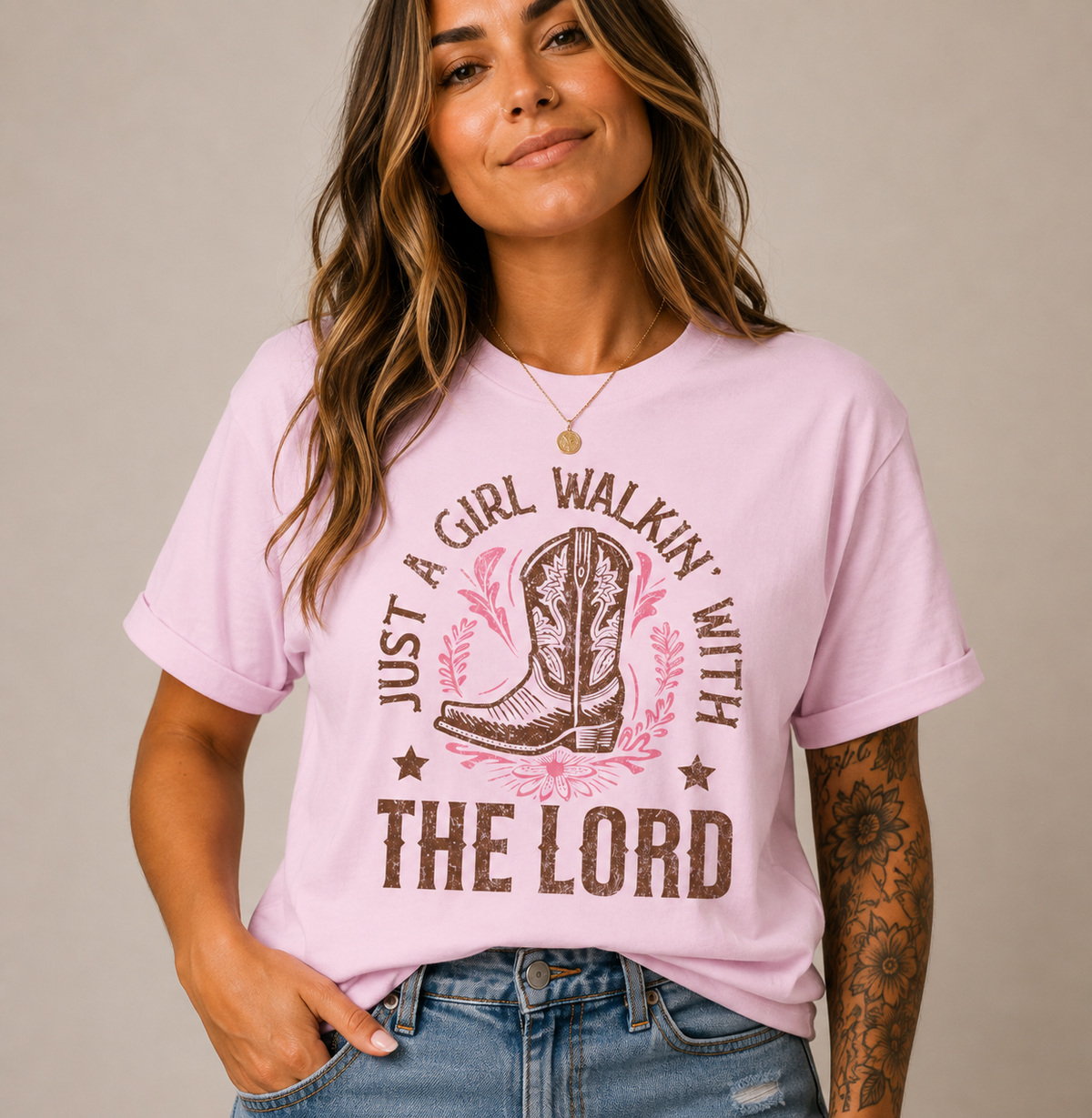 Christian Cowgirl Graphic Tee