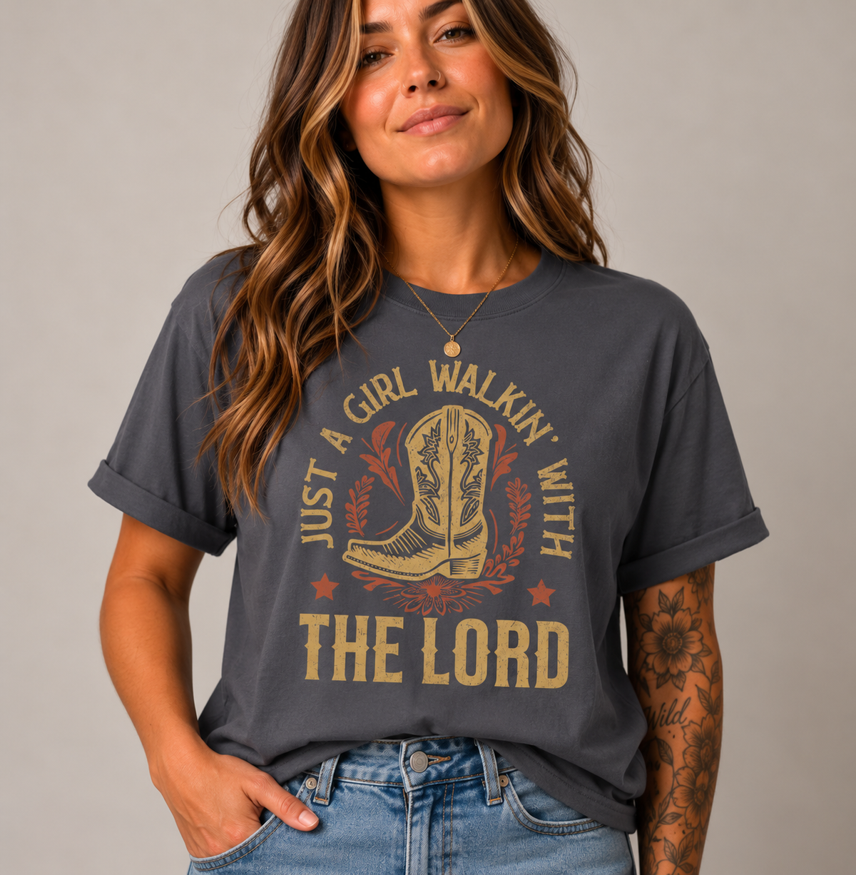 Christian Cowboy Boot T‑Shirt