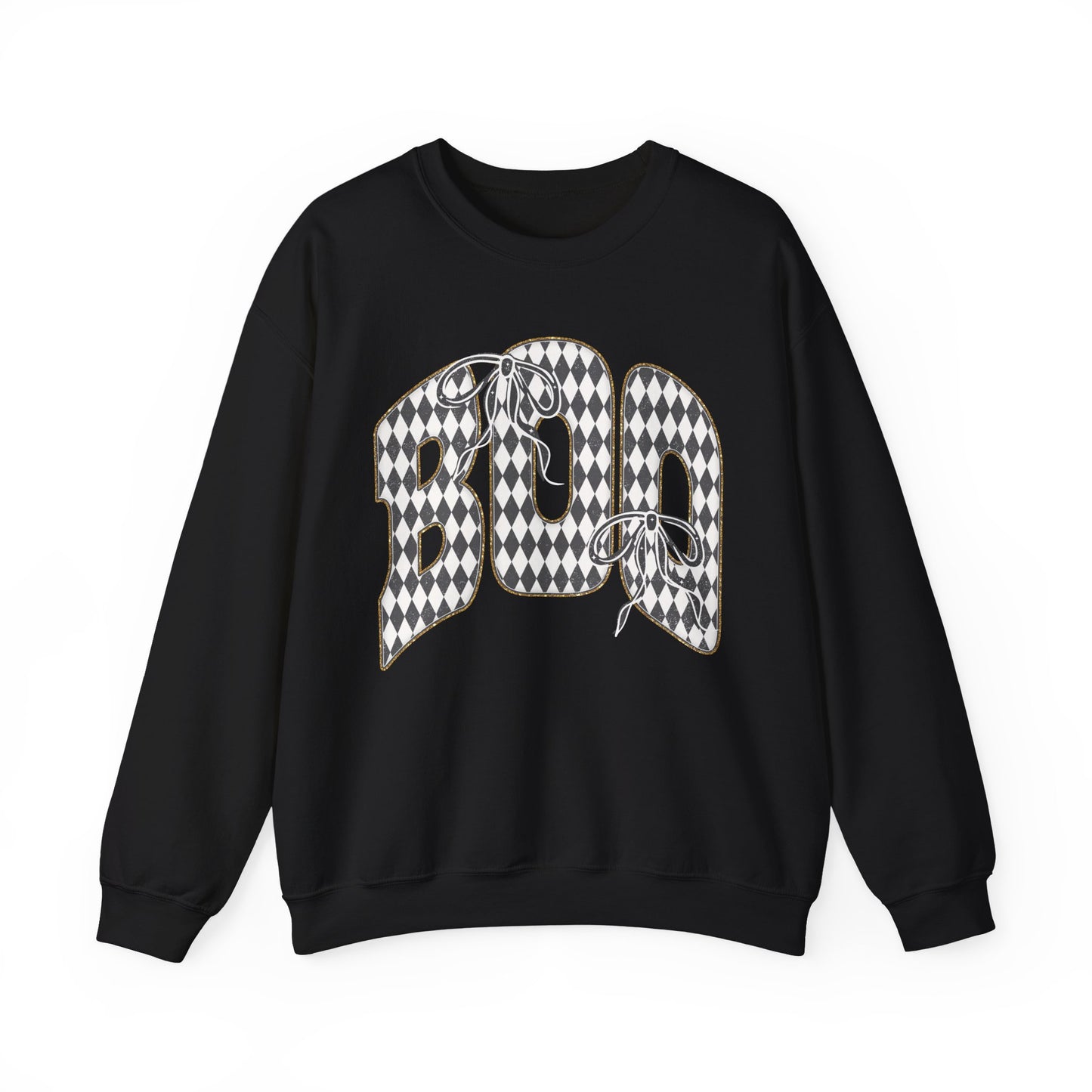 Checkerboard Boo Sweatshirt
