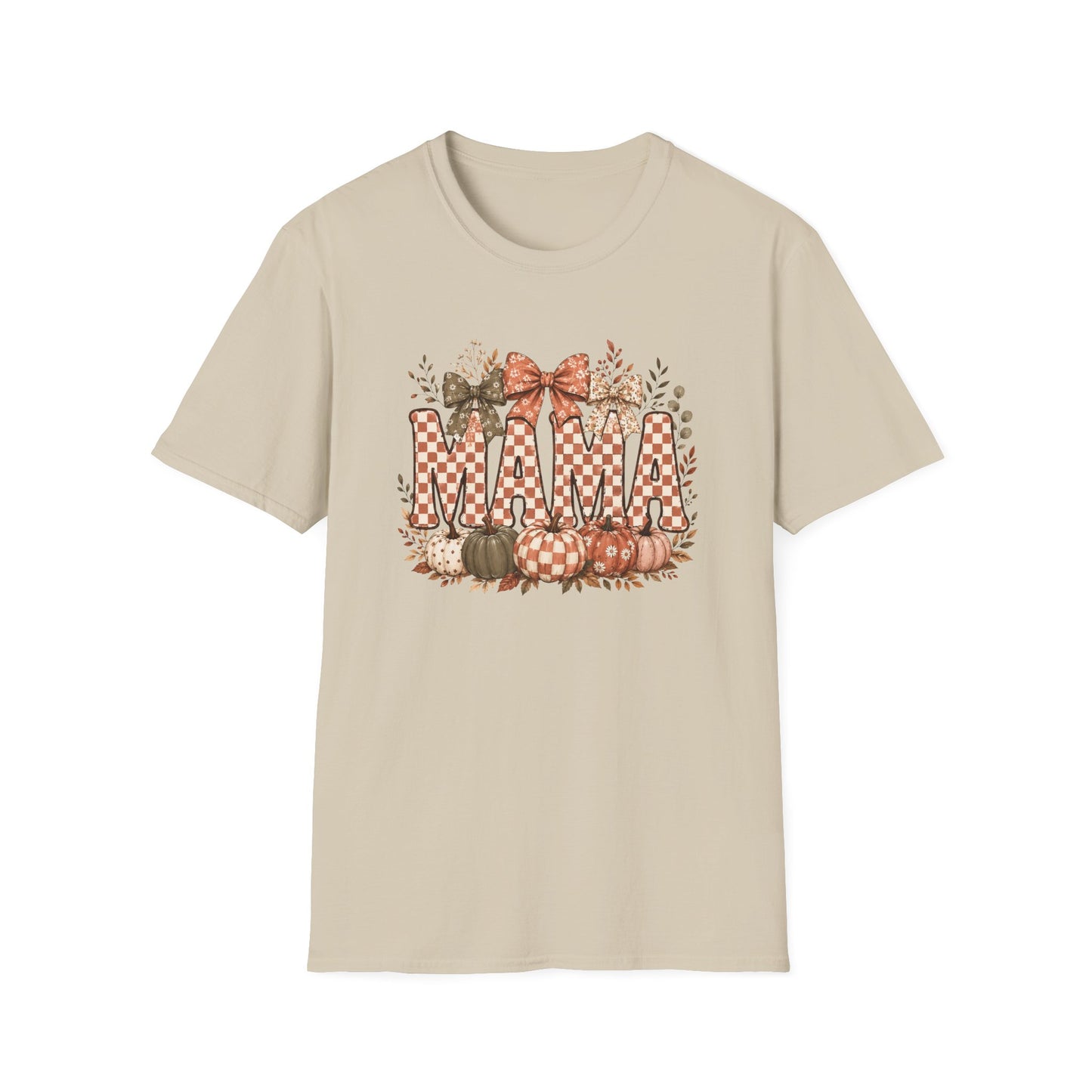 Mama Fall Plaid T-Shirt