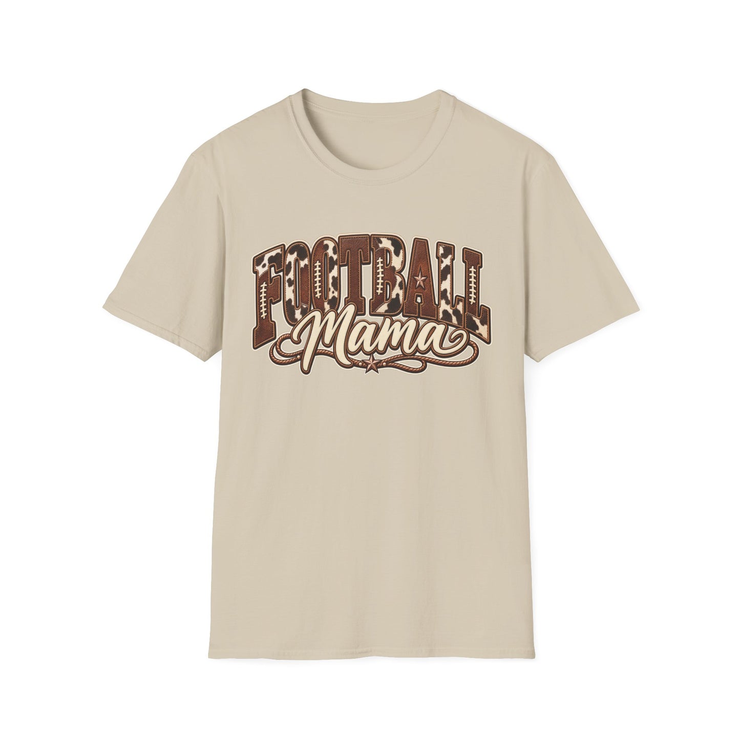 Football Retro Western  Mama T-Shirt