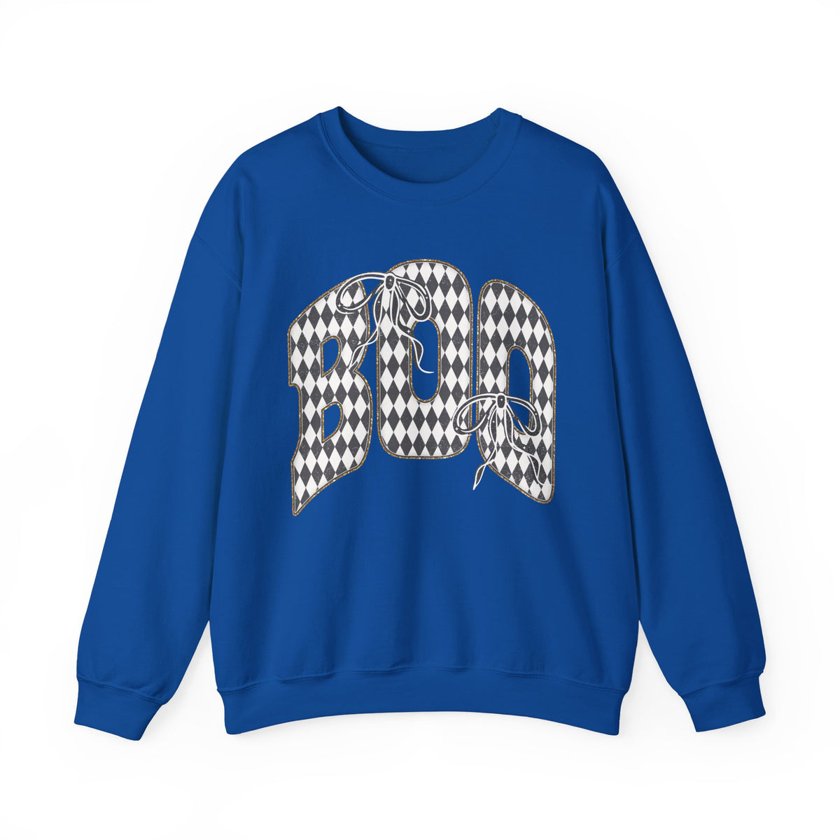 Checkerboard Boo Sweatshirt