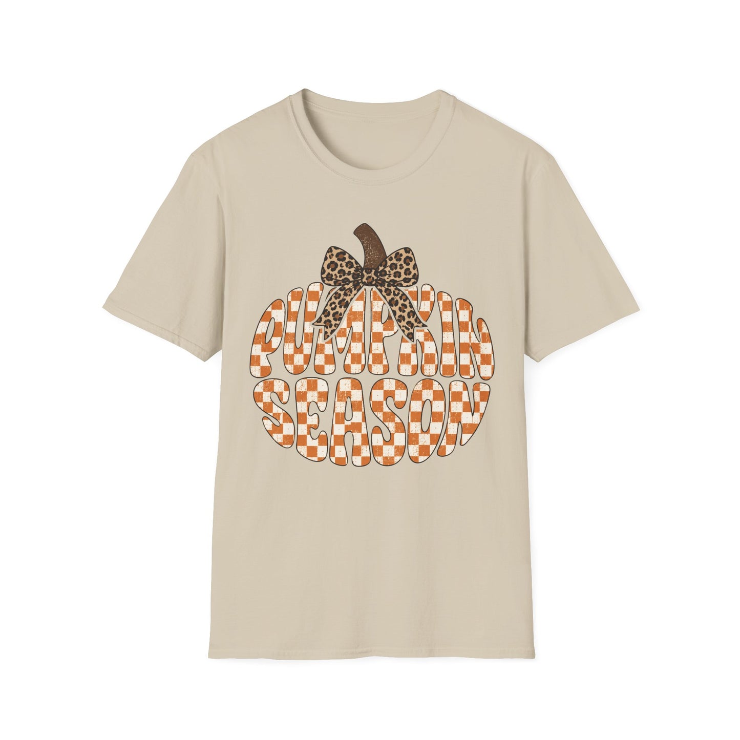 Buffalo Check Pumpkin Season T‑Shirt