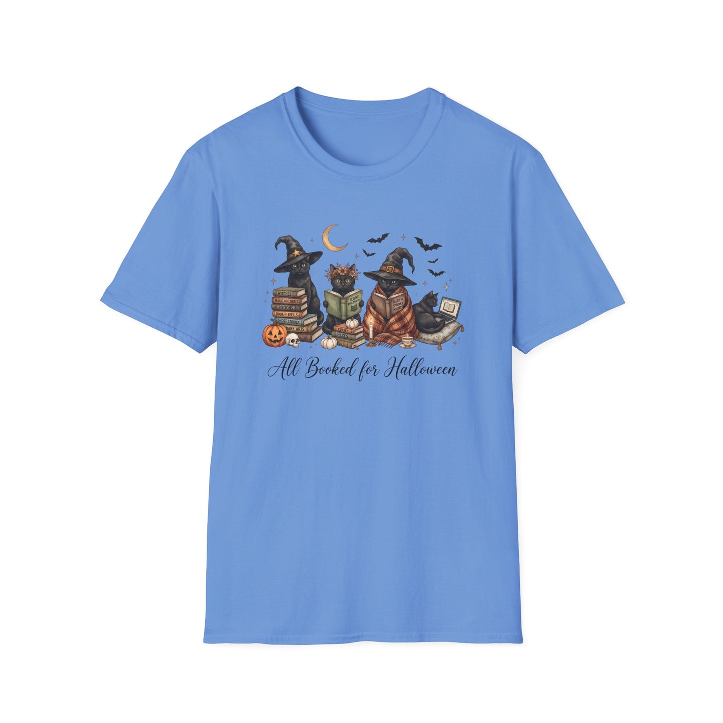 Halloween Reading Cats T-Shirt
