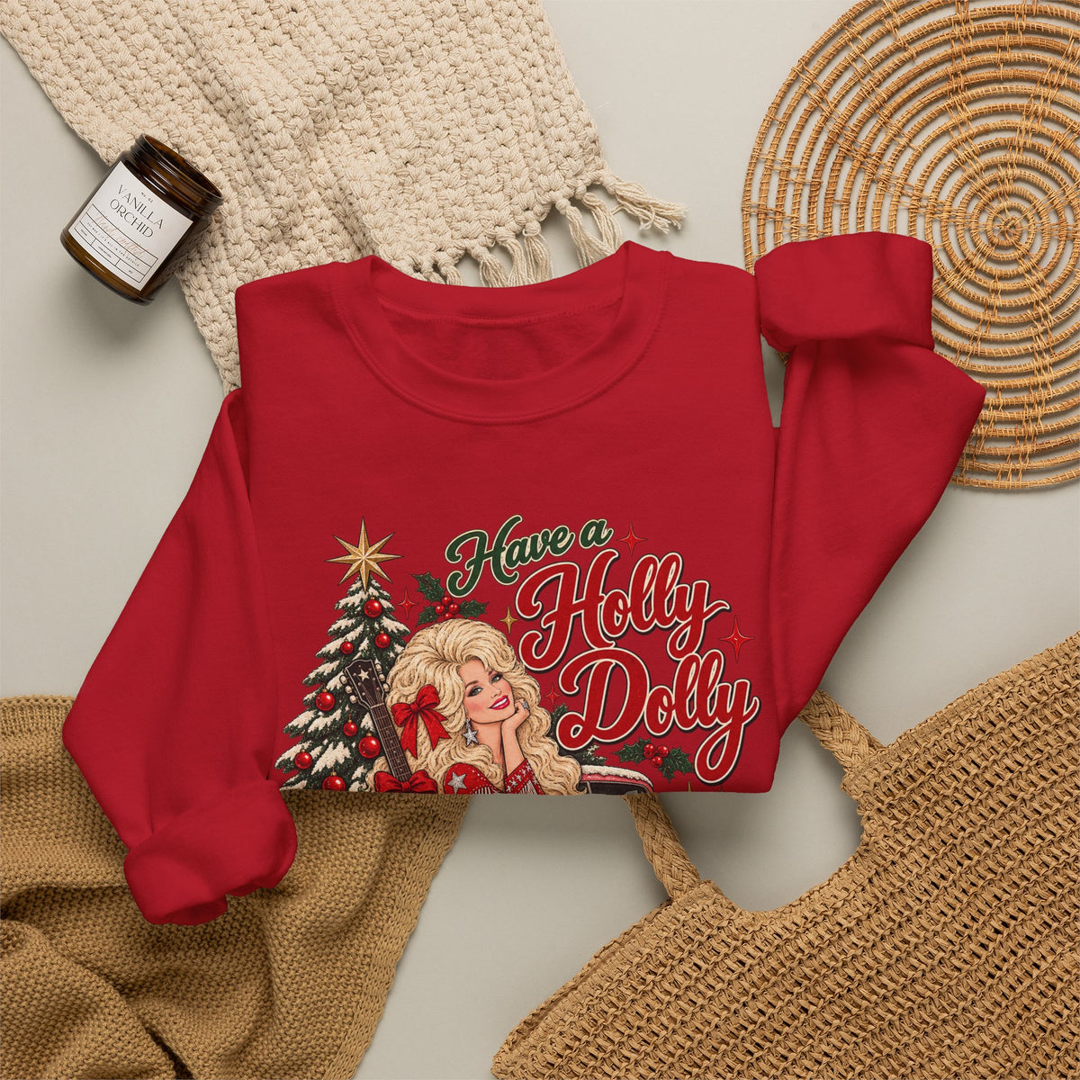 Have a Holly Dolly Christmas Sweatshirt