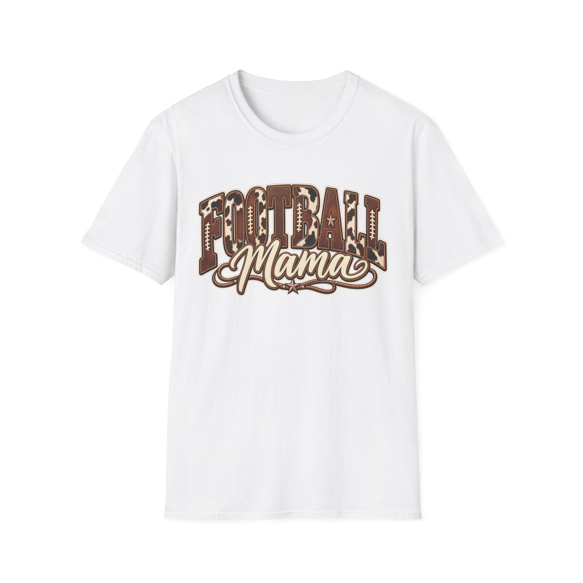 Football Retro Western  Mama T-Shirt